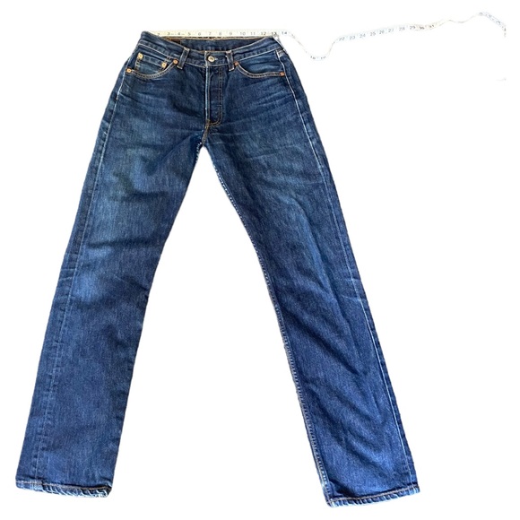 NWOT LEVI’S 501 FOR ANTHRO HIGH WAISTED BUTTON FLY STRAIGHT LEG THE OG OF JEANS - Picture 8 of 16
